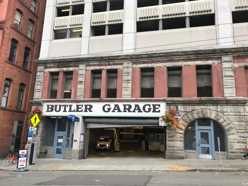 parking for butler garage