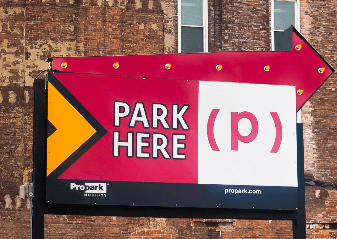 Propark Mobility Sign | Commercial Parking Solutions