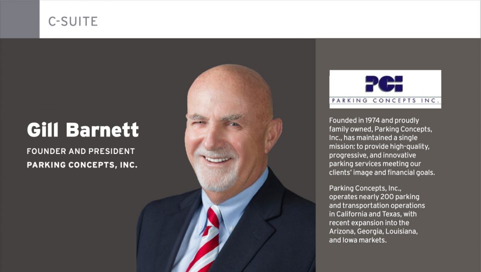 PCI’s Gill Barnett Contributes C-Suite Column in August 2021 Parking Magazine