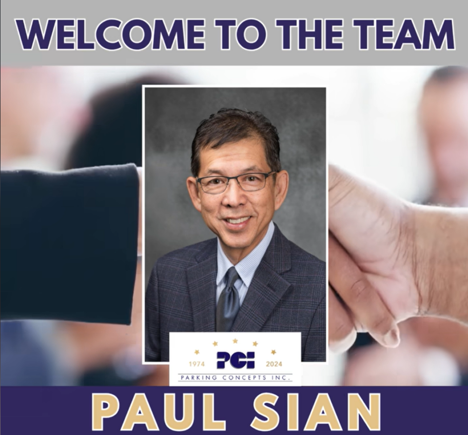 Welcome Paul Sian to Parking Concepts!