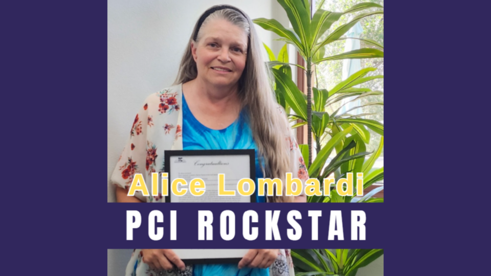 Alice Lombardi: Employee of The Quarter & PCI Rockstar