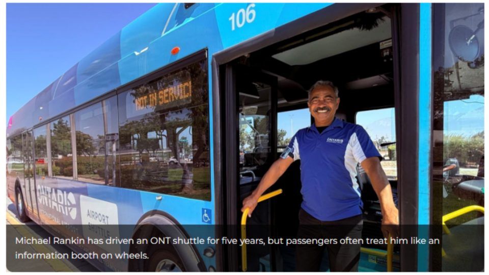 Michael Rankin Recognized at Ontario International Airport