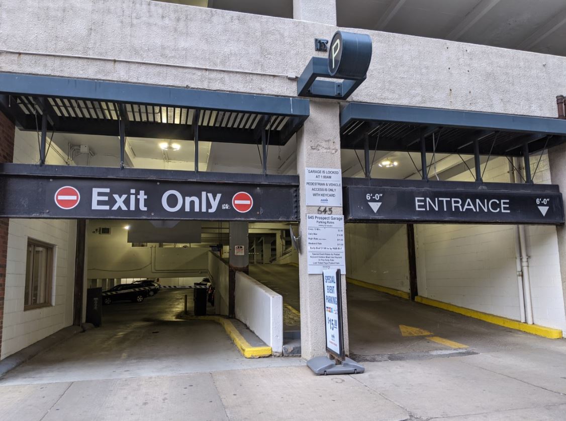 Parking for 645 Prospect Garage ABM Parking Visit now to learn more!