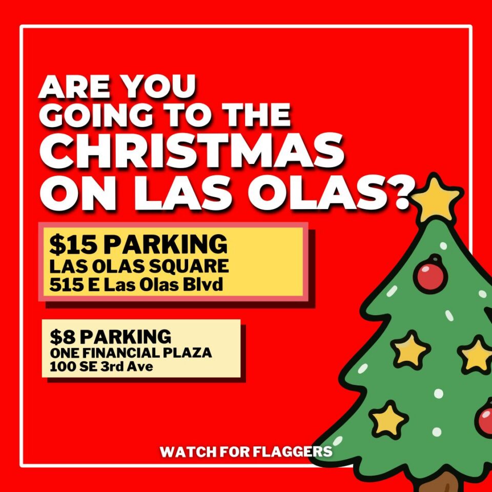 Christmas On Las Olas Parking